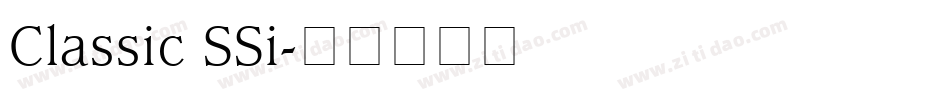 Classic SSi字体转换